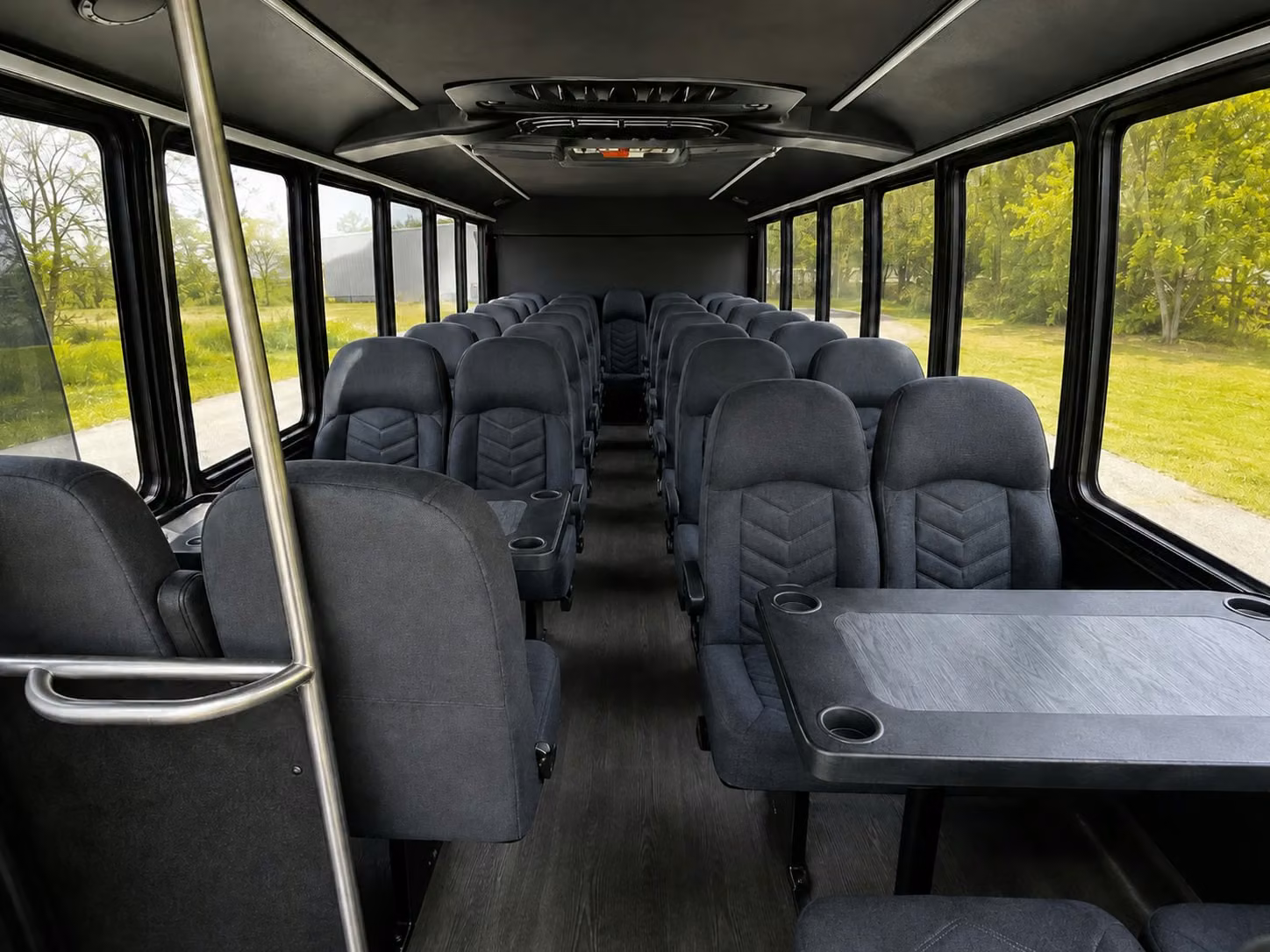 15 passenger minibus interior