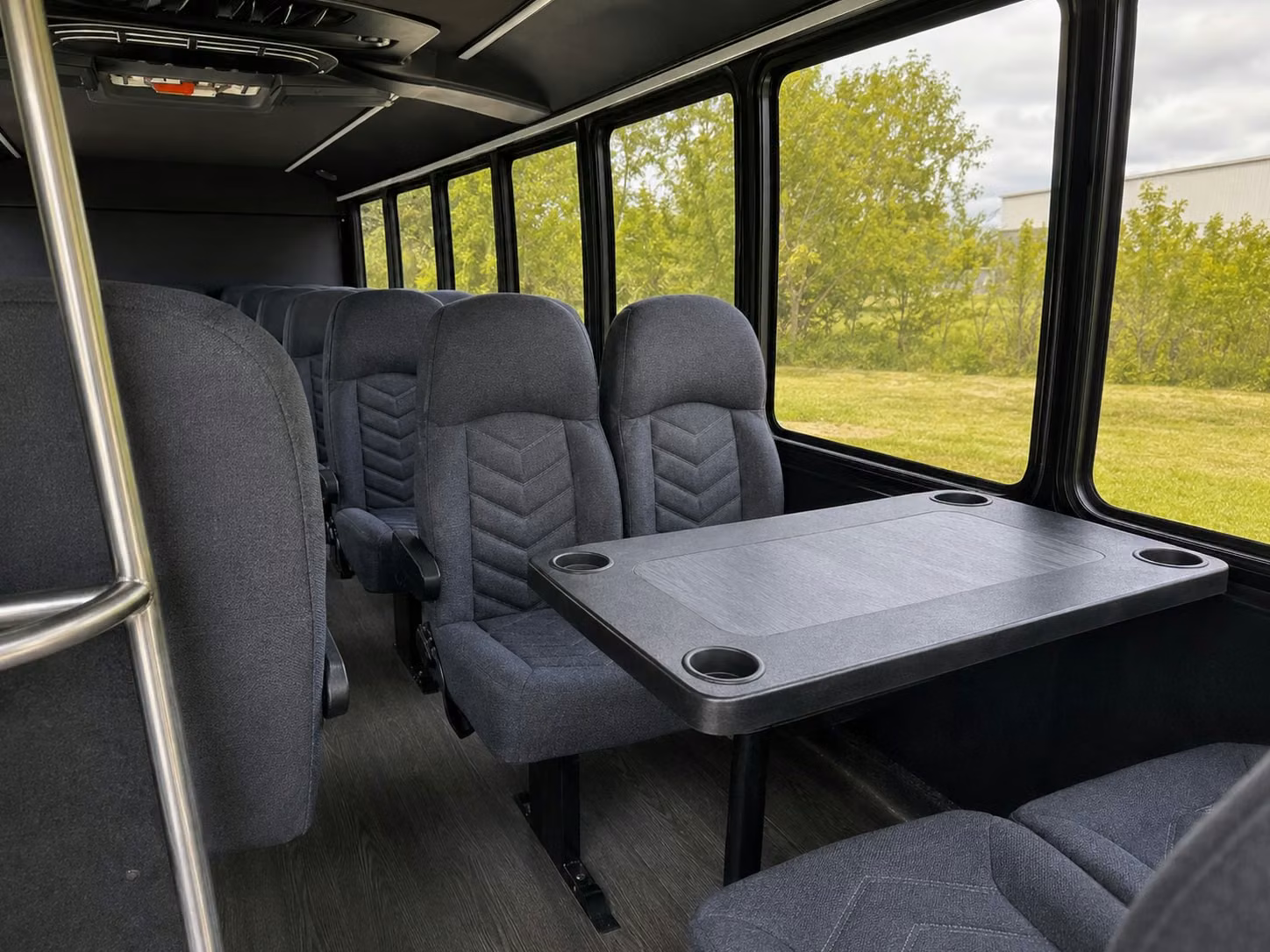 18 passenger minibus interior