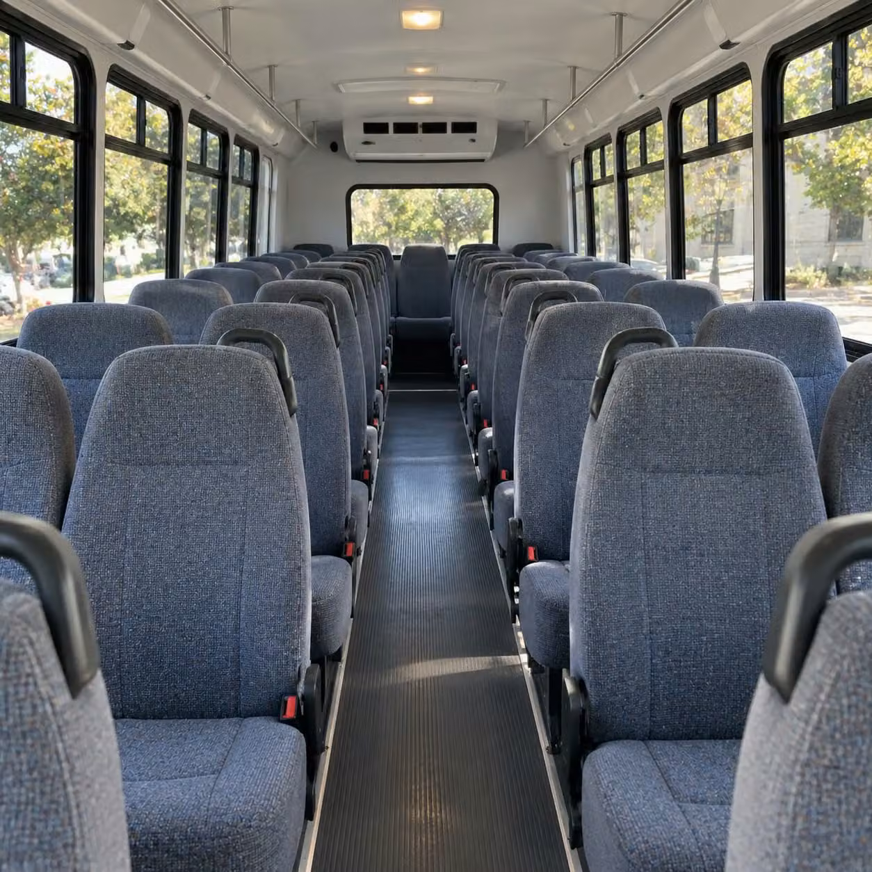 25 passenger minibus interior