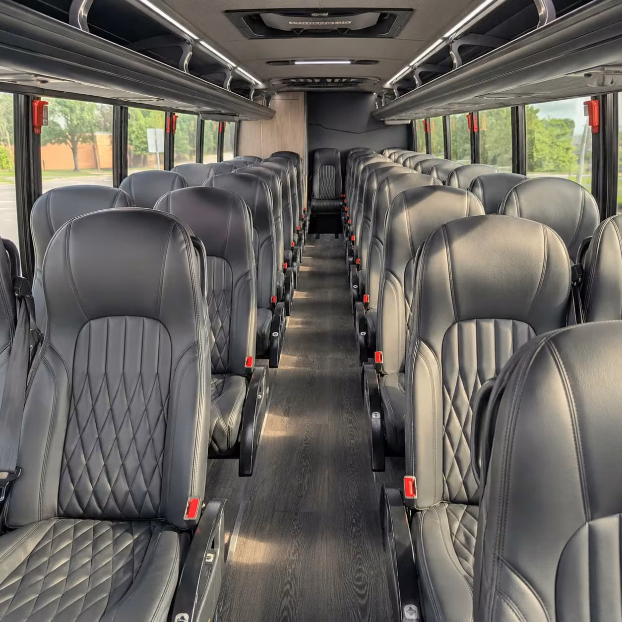30 passenger minibus inside