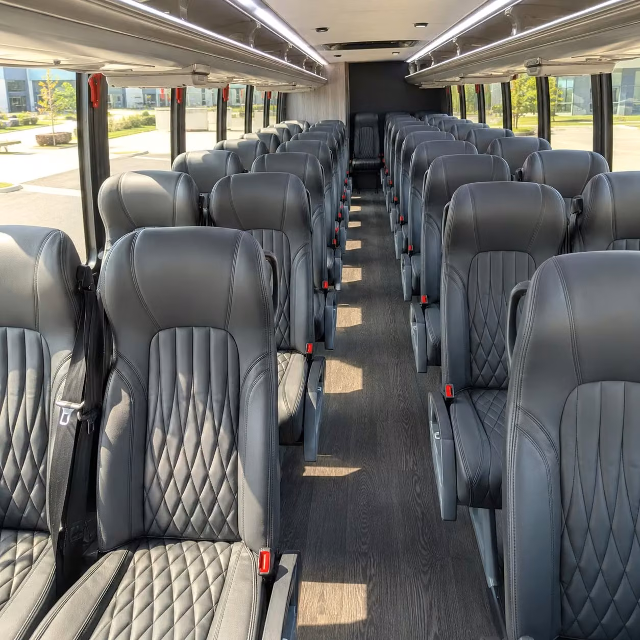 35 passenger minibus inside