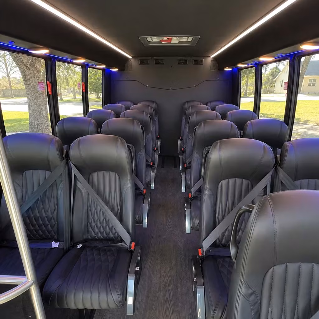 35 passenger minibus interior